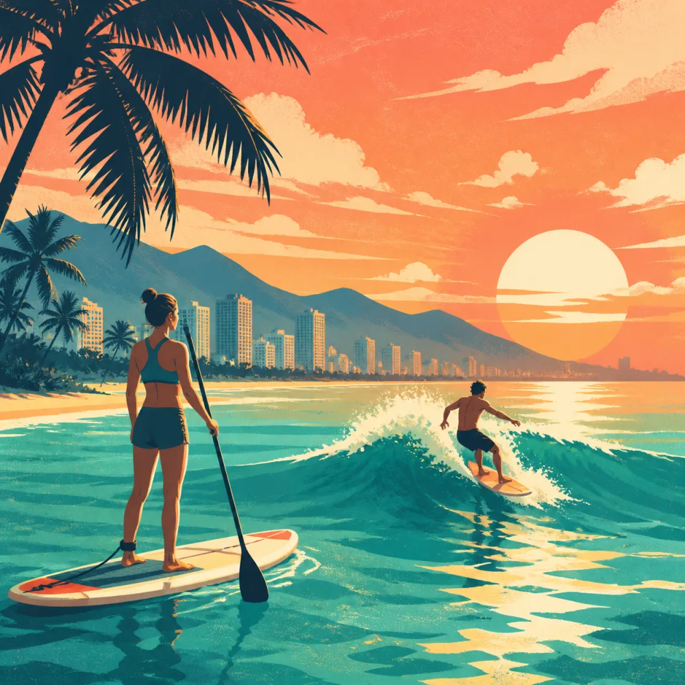 Вода: Серфинг, SUP, дайвинг и пляжные дни